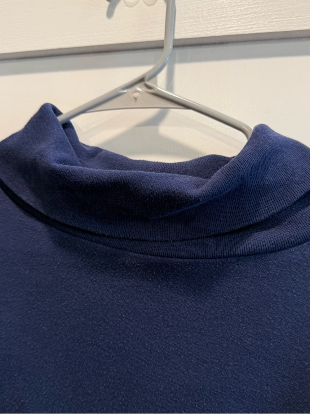 Classic Navy Turtleneck Top - Picture 4 of 6